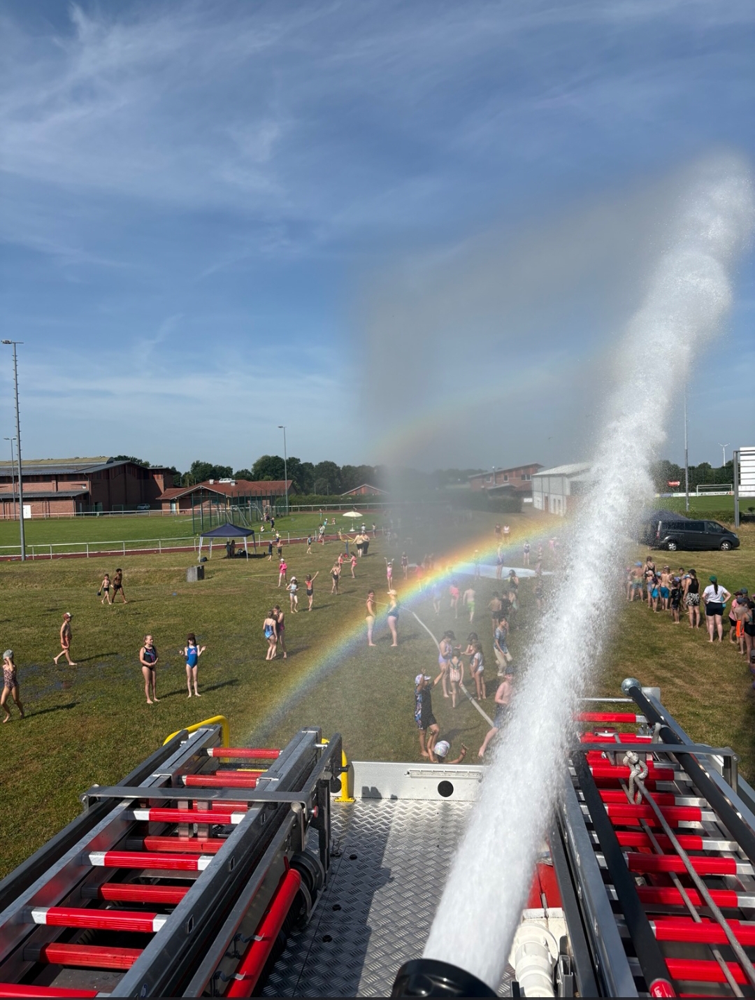 Wasserfest statt Spielefest – ein unvergesslicher Sommertag