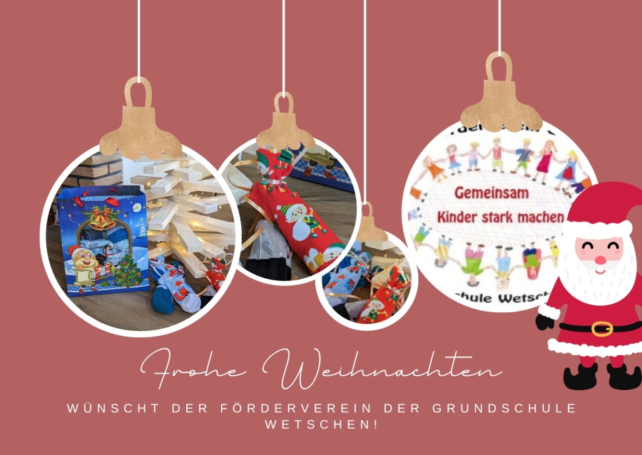 "Hohoho!" - In Wetschen war der Weihnachtsmann!