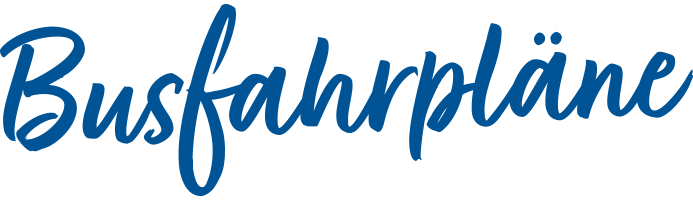 Busfahrpläne