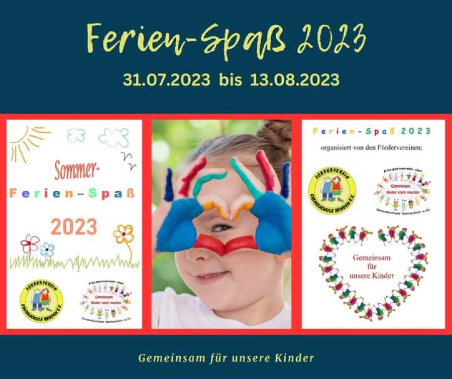 Vom Schulfest zum Ferienspaß